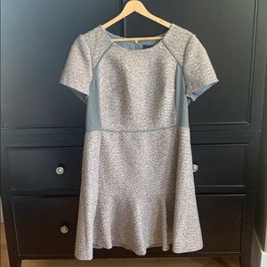 J. Crew Metallic Mixed Tweed Dress Fit & Flare